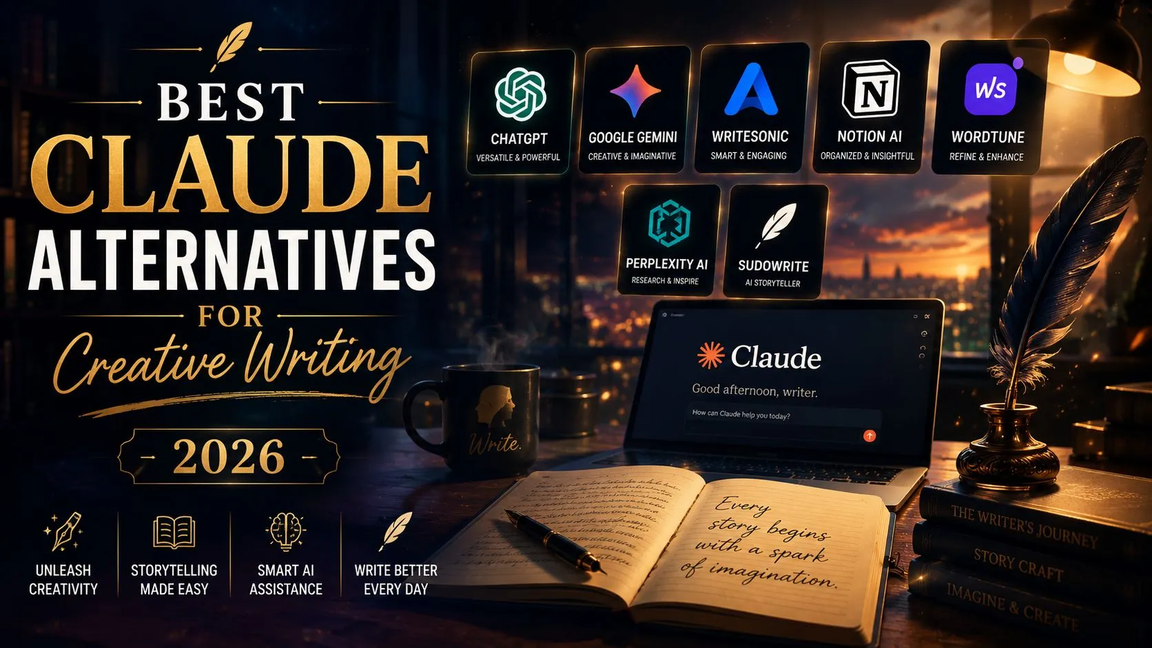 Best Claude Alternatives for AI Writing: 8 Best Writing Tools in 2026