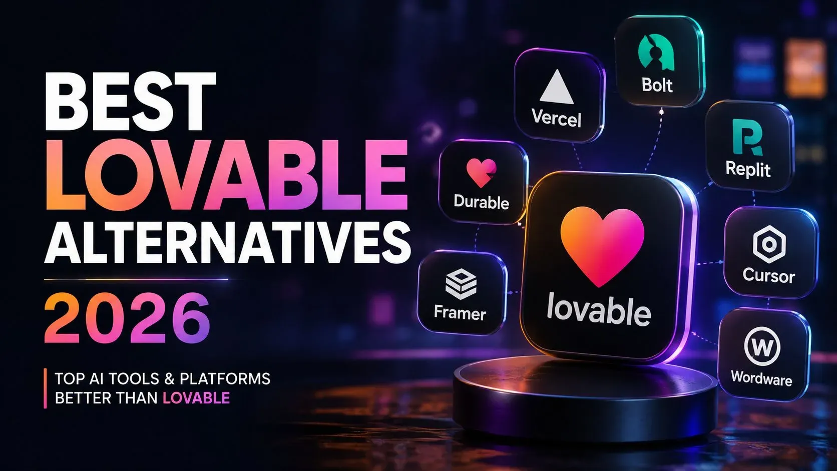 Best Lovable Alternatives in 2026: Top 8 AI Web Builders Compared